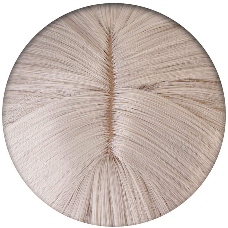 JCvCX Anime Yashiro Nene Wig Gray Mixed Light Green Long Straight Party Hair Cosplay Props Halloween - Image 5